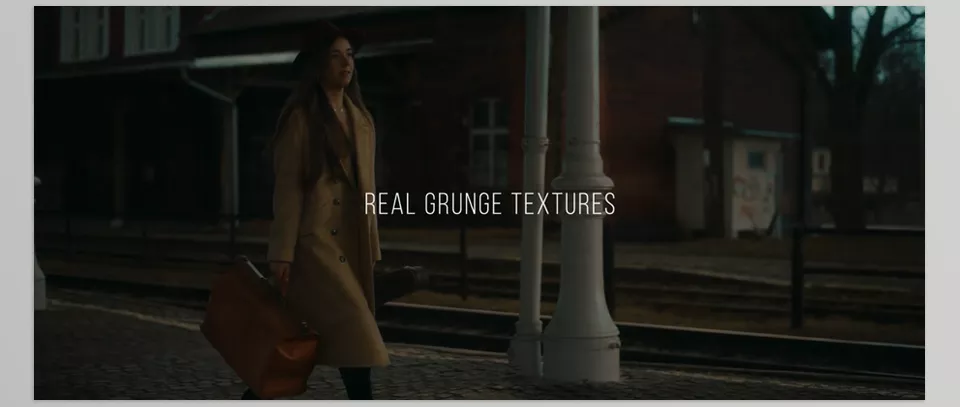 Grunge Transitions for DaVinci Resolve - Real grunge textures