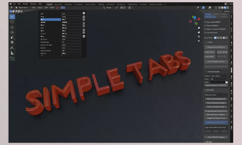 Simple Tabs - Custom Exclusions