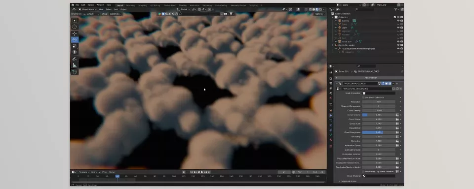 Blender - Easy Clouds - Generate breathtaking volumetric clouds effortlessly with Easy Clouds!