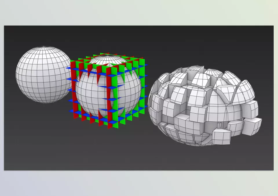 PolyFX - Baking animations with Controller and Particle modes.
