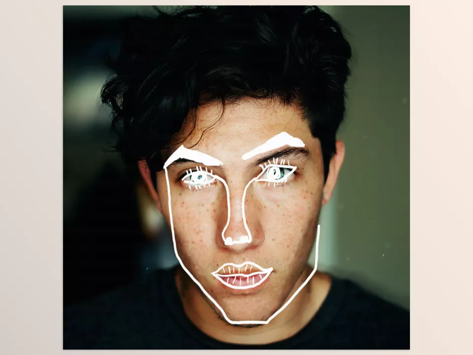 Disclosure Face Effect for Final Cut Pro - Adds intricate hand-drawn line art
