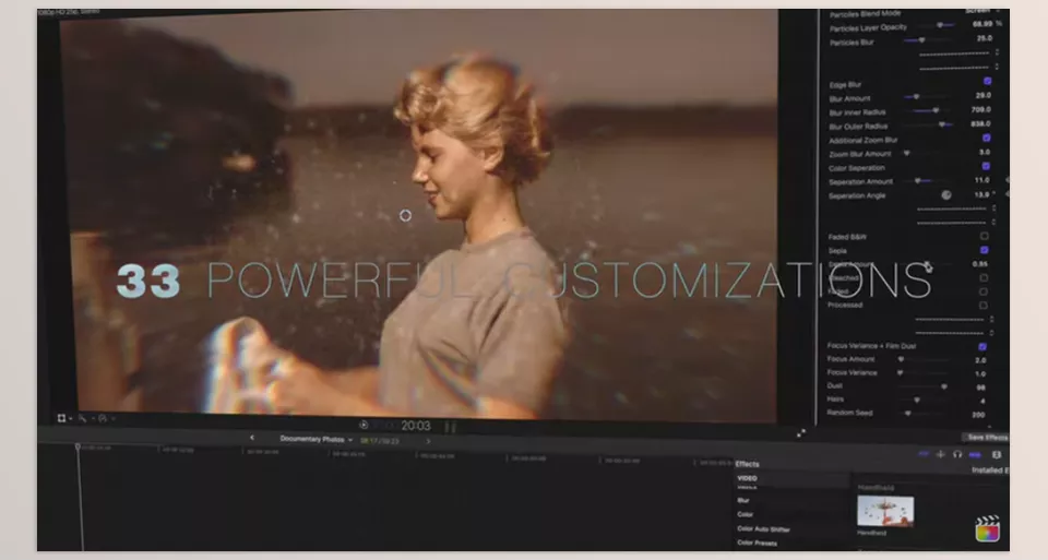 FCPX Full Access - Documentary Photo Effect - Transform still photos into cinematic moments with smooth zoom effects.