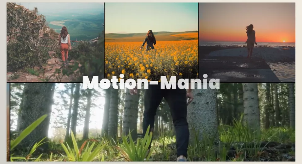 Videohive - SplitScreen Opener Slideshow MOGRT - Showcase multiple visuals in a sleek and modern style.