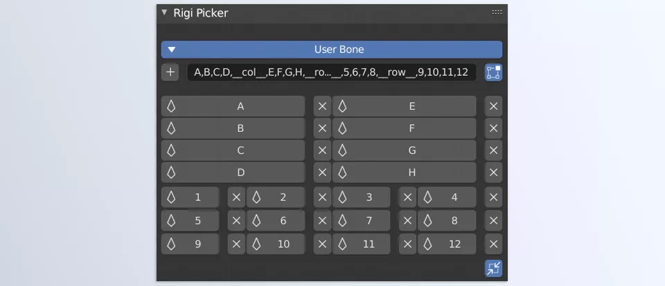Blender - Rigi Picker - Effortless bone selection at your fingertips, making posing and rigging a breeze.