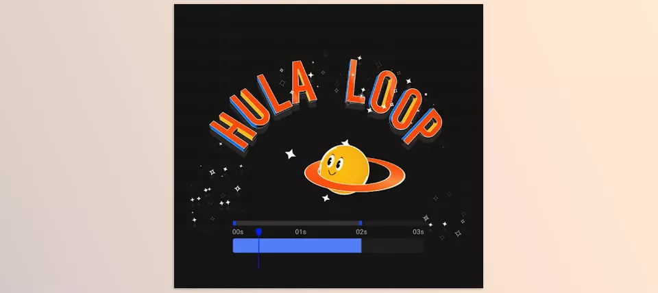 TypeToon 3D Animated Typography Plugin - Dynamic text moves across the screen in smooth loops, adding a bold and fun vibe to any video project.