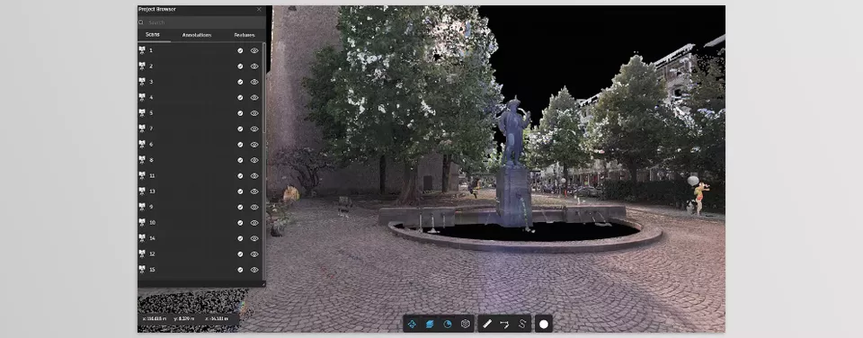 Autodesk - ReCap Pro - Transforming a real-world structure into a fully realized 3D digital model, capturing intricate details for future use.