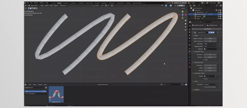 Adaptive Curve - Transform your designs with flexible curve adjustments, perfect for custom profiles and interactive setups.
