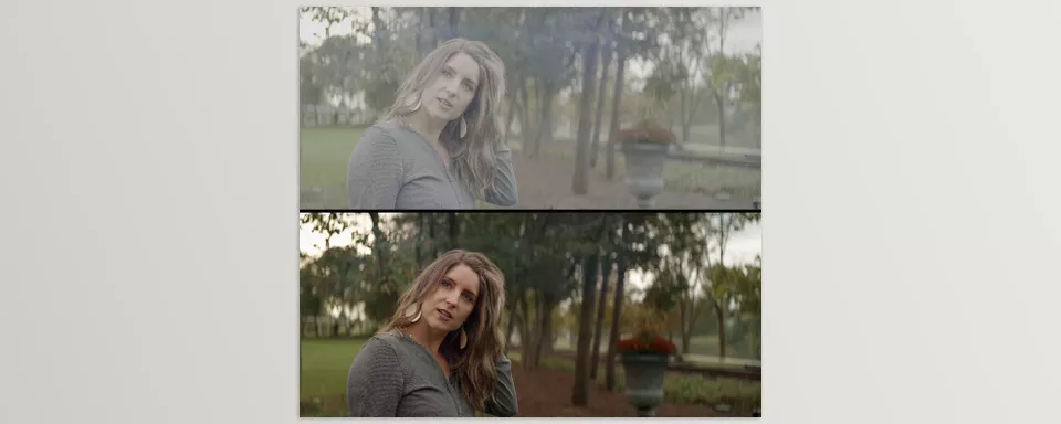 Sony S Log3 Pike LUT Pack - Quick exposure correction in action, highlighting clean conversion with one-click LUT application.