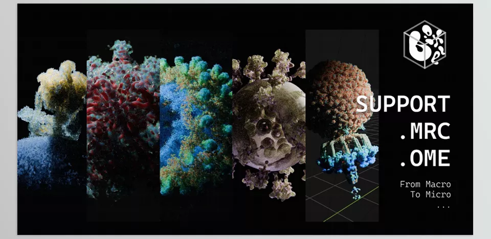 Bioxel Nodes - This powerful addon for Blender enables you to experience stunning volumetric data visualization.