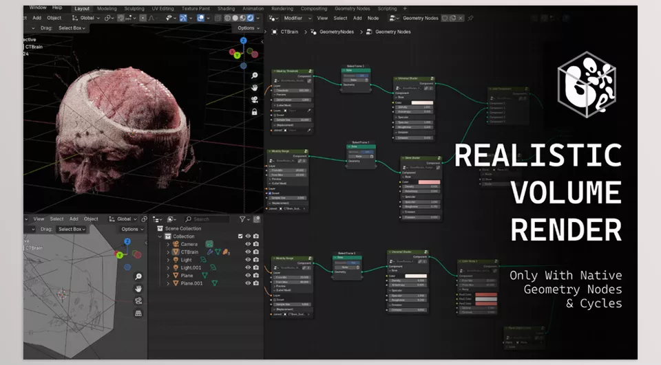 Bioxel Nodes -  Integrate with native systems of Blender without breaking a sweat.