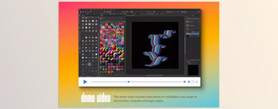 Painter Multicolor Brushes - Enhance your digital art with pliable, sculpted strokes.