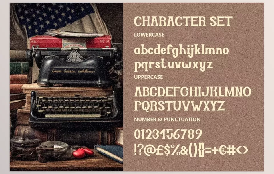 Creative Market - Firanza Display Classic Serif Font - Enrich your visuals with a typeface that offers classic sophistication.