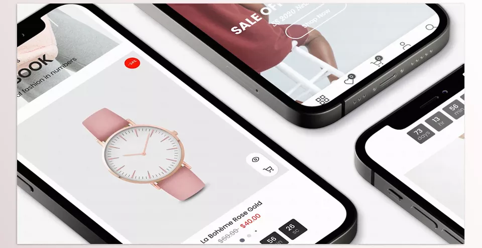 Phone Mockup Presentation - Background color control