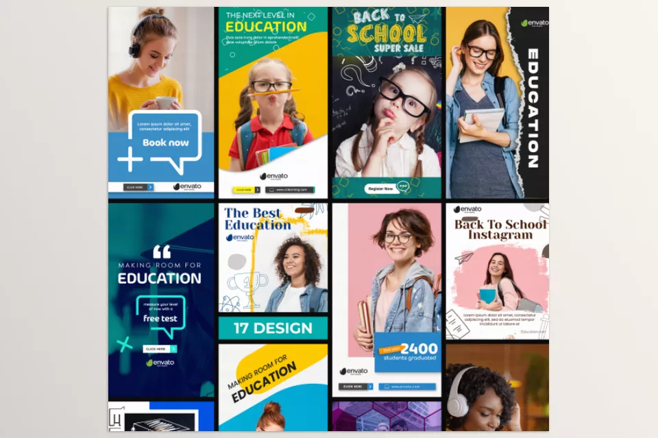 Instagram Stories Big Pack - Education Instagram.