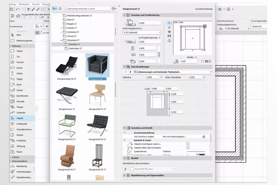 Archicad - Modeling is intuitive and quick and you can immediately see the visual and aesthetic impact of changes.