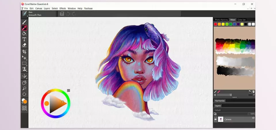 Corel PaintShop Pro - Sketch, draw and paint