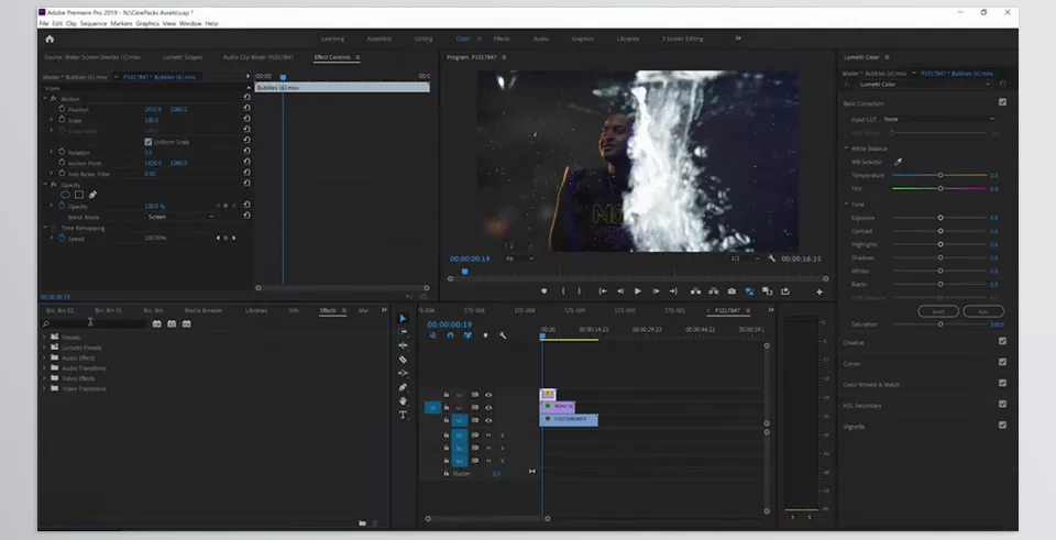 CinePacks - Water FX - Perfect for music videos, short films, and commercials—elevate your edit with natural water movement and textures.