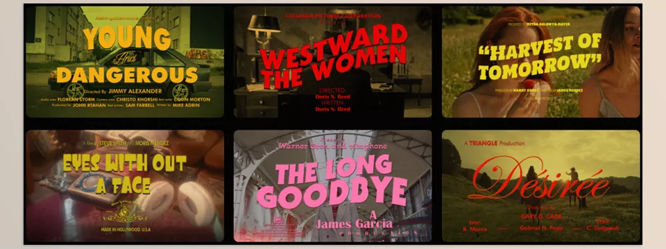 Animated Vintage Movie Titles - Templates come in 4K resolution, guaranteeing exceptional quality for any project.
