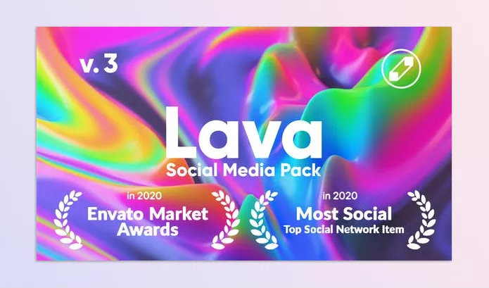 Videohive – Lava Social Media Pack v3.1 Download 24118486