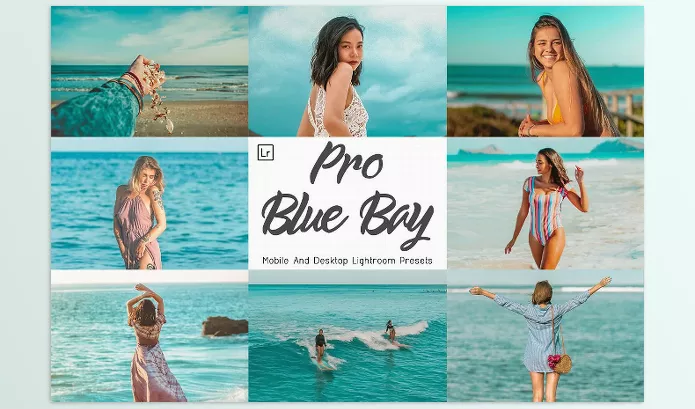 Creative Market – 10 ProBlue Bay Mobile and Lightroom Download 5955233