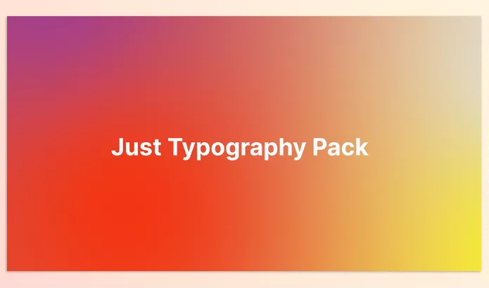 Videohive – Just Typography Pack v3 Download 33130966