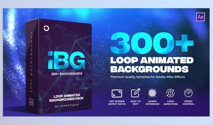 Videohive – iBG | 300+ Loop Backgrounds Download 35090369