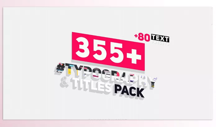 Videohive – Big Pack of Typography Download 23584216