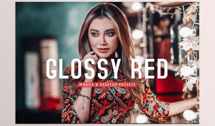 CreativeMarket – Glossy Red Pro Lightroom Presets Download 7375254