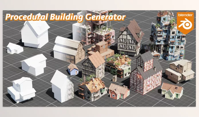 Blender – Procedural Building Generator Download v1.3