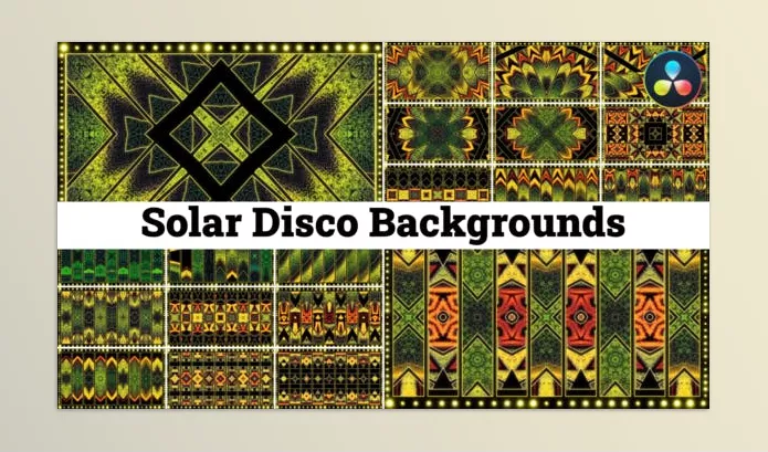 Videohive – Solar Disco Backgrounds for Davinci Resolve Download 50500975