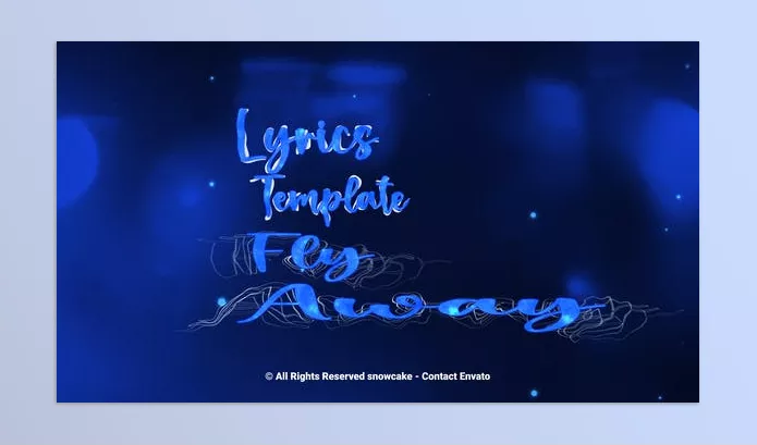 Videohive – Lyrics Template Fly Away Download 51210026