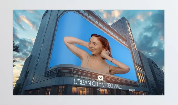 Videohive – Urban City Video Wall Mockups Download 52356854