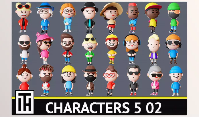 Unity Asset – Models Characters 5 02 Download v1.0