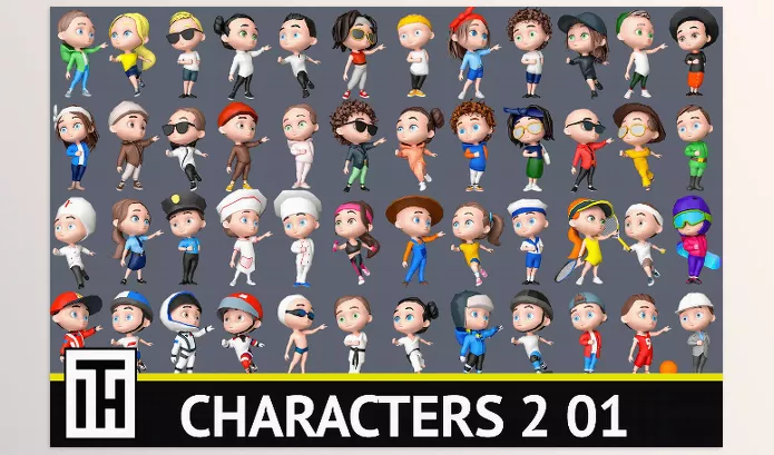 Unity Asset – Characters 2 01 Download v1.0