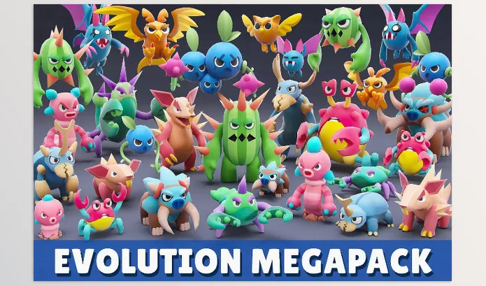 Unity Asset – Cartoon Characters Mega Pack Download v1.0