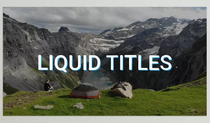 Videohive – Liquid Titles for After Effects Download 52923002