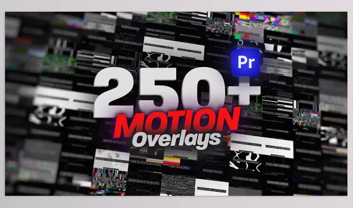 Videohive – Animated Motion Overlays Pack For Premiere Pro Download 5374748