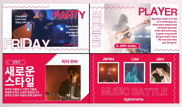 Videohive – Modern Music Slides for FCPX Download 53653160
