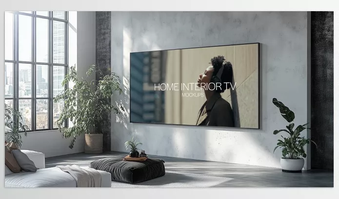 Videohive – Home Interior TV Mockups Download 54092324