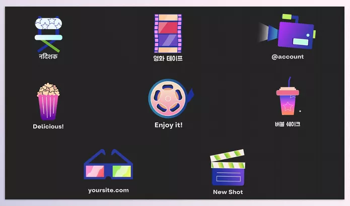 Videohive – Cinema Icons And Titles for Premiere Pro Download 53930158
