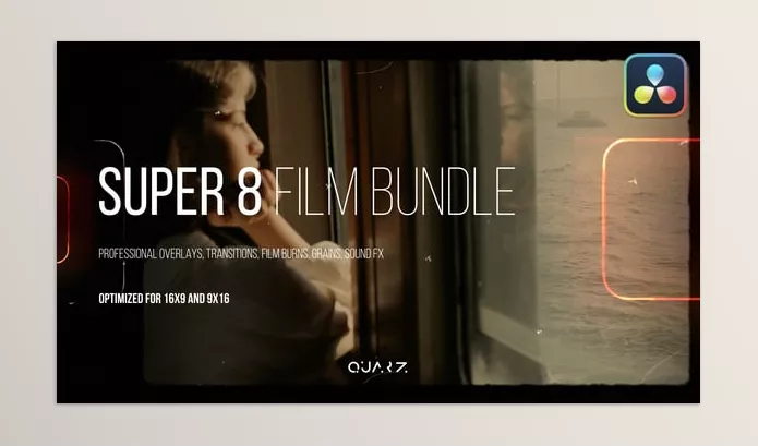Videohive – Super 8 Film Bundle for Davinci Resolve Download 52834901