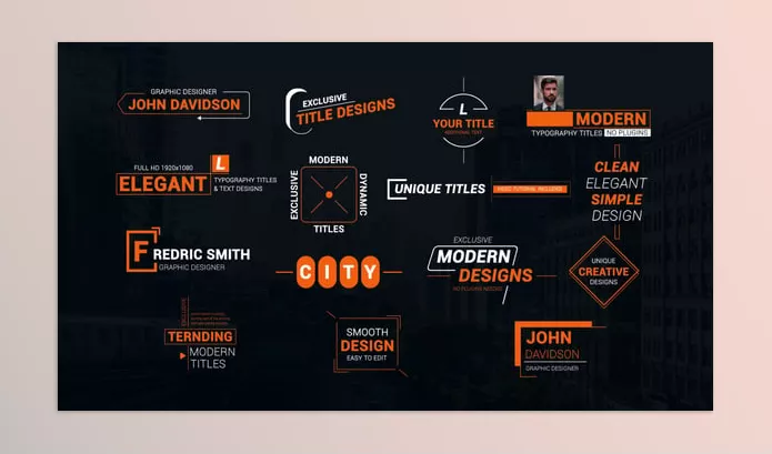 Videohive – Title Animations and Lower Thirds Download 54677811