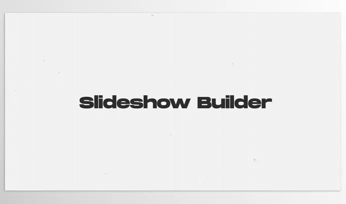 Videohive – Slideshow Builder Download 54706746