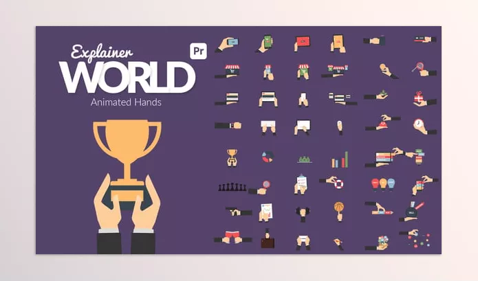 Videohive – Explainer World Animated Hands for Premiere Pro Download 54792465