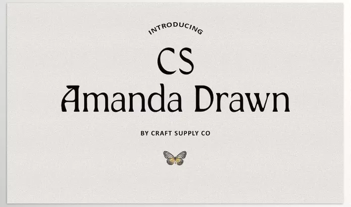 Creative Market – CS Amanda Drawn Download 289515038