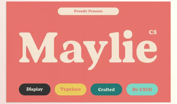 Creative Market – CS Maylie Retro Font Download 289629662