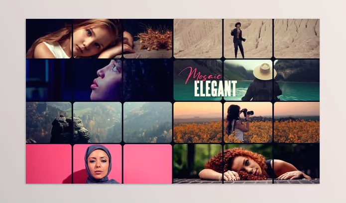 Videohive – Slideshow Mosaic Multi Screen Download 48999879
