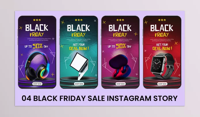 Videohive – Black Friday Sale Instagram Story Download 55395871