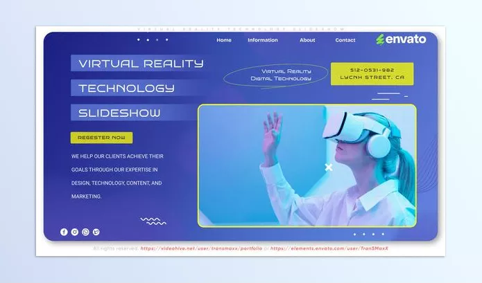 Videohive – Virtual Reality Technology Slideshow Download 55906541