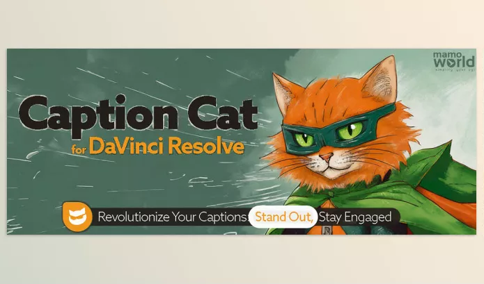 Aescripts – Caption Cat for Resolve Download v1.2.003 (Win, Mac)
